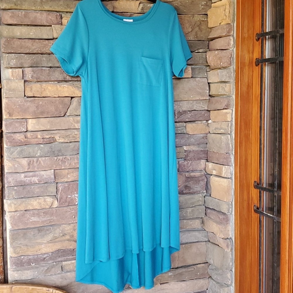 Teal colored Carly Dress